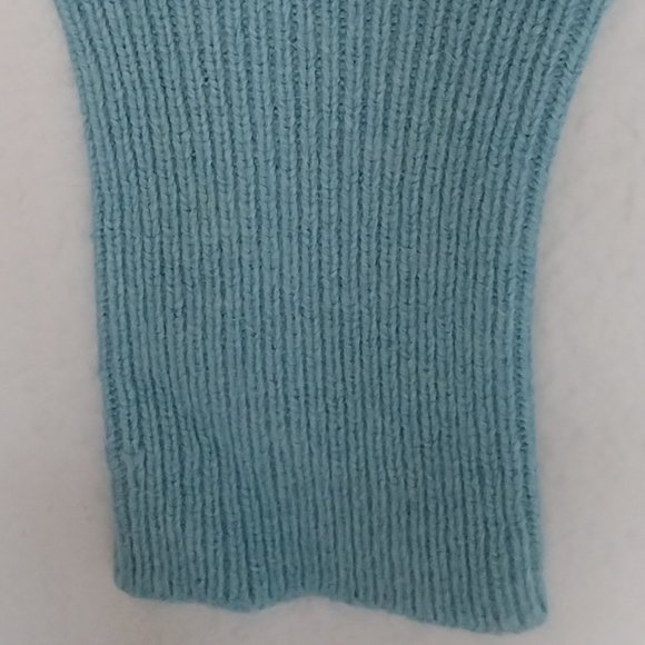 Tapemeasure Vintage Blue Pointelle Knit Angora Blend Button Up Cardigan NWOT - Picture 7 of 12